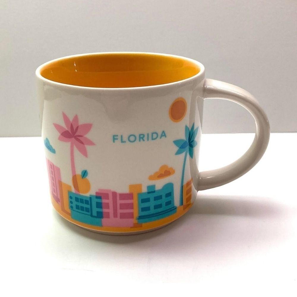 Florida Starbucks You Are Here Collection 14 Ounce Ceramic Mug